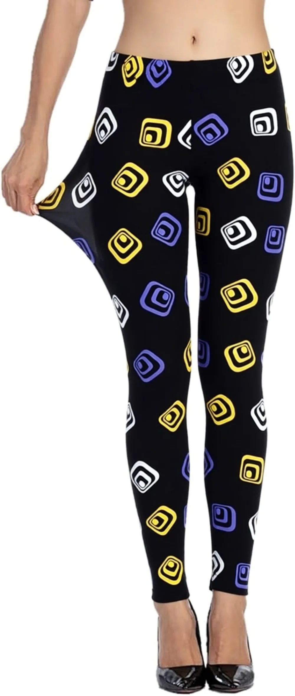 Printed Leggings Basic Workout Yoga Pants Buttery Smooth Womens Leggings