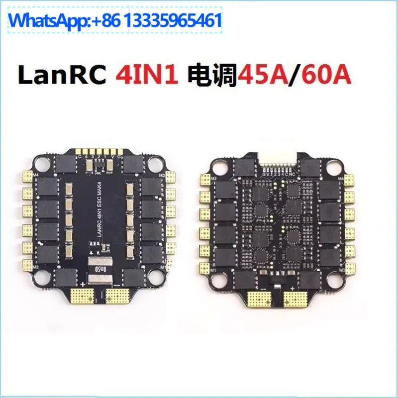 

LANRC 45A 60A 4 in 1 BLHeli_S DSHOT600 2-6S Brushless ESC