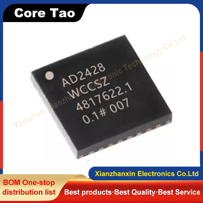 1PCS/LOT  AD2428WCCSZ AD2428 LFCSP-32 Audio interface chip IC in stock