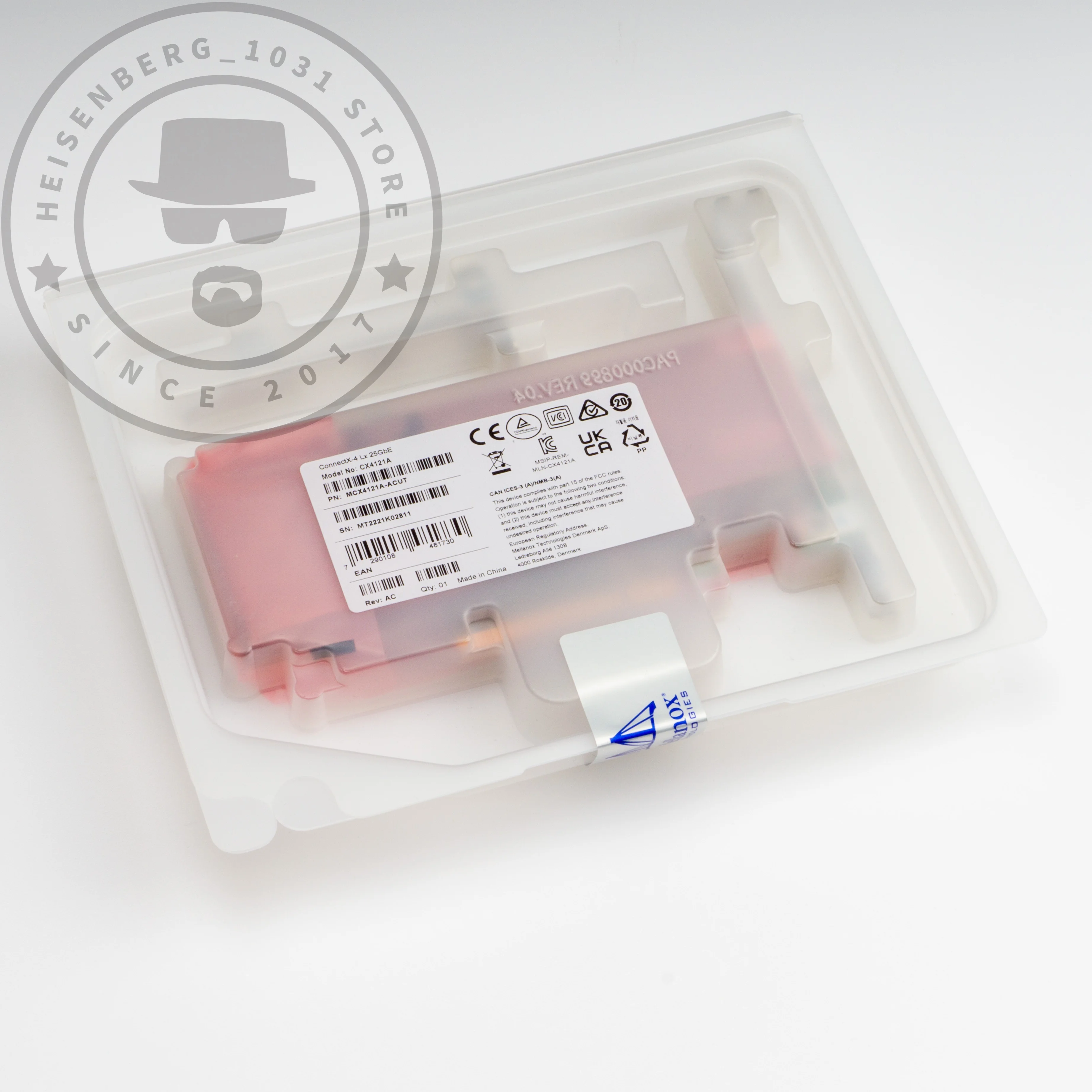 

MCX4121A-ACUT CX4121A Новый заводской герметичный адаптер Mellanox ConnectX-4 Lx 25GbE PCIe