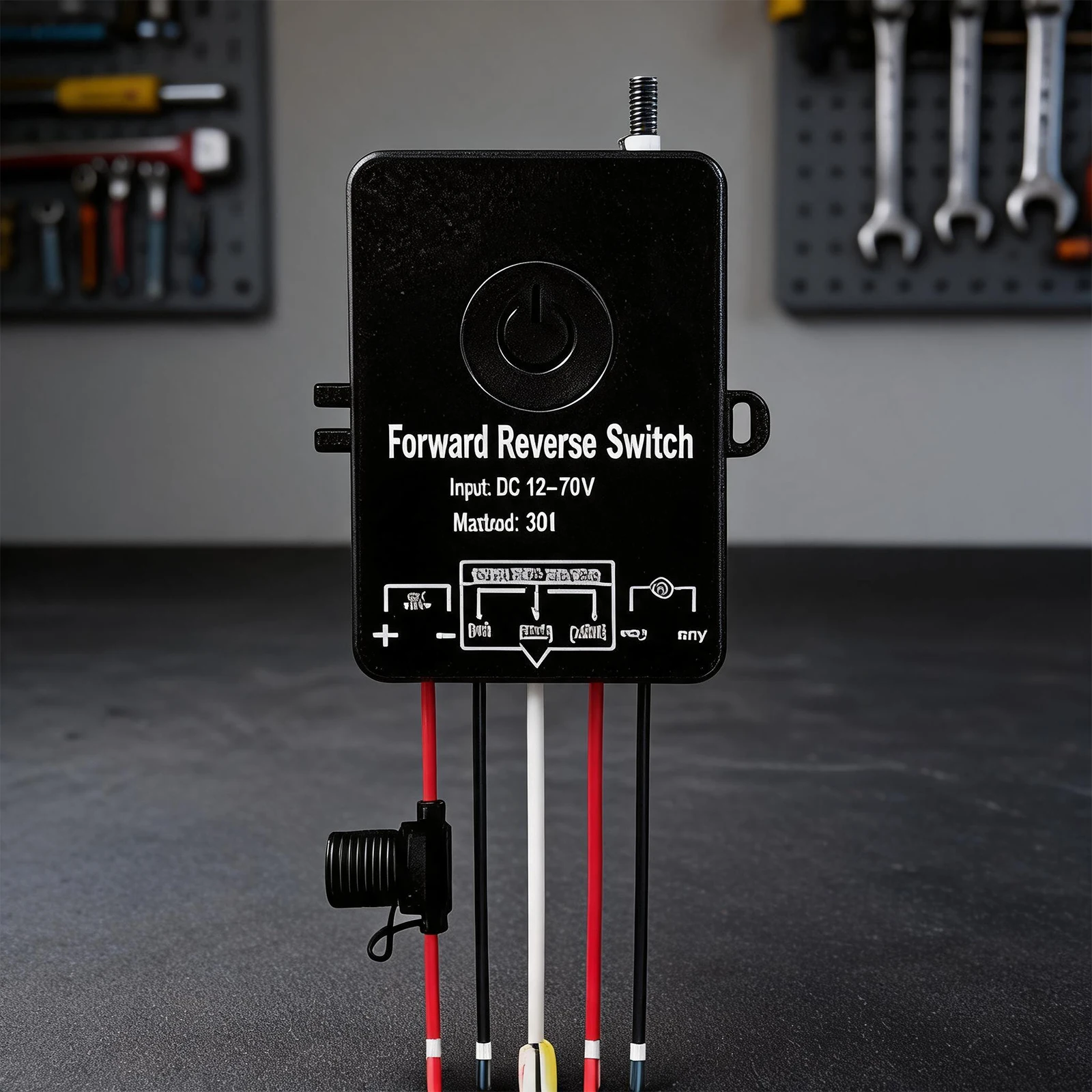 DC12V-72V/30A Waterproof Wireless Remote Forward Reverse Switch Linear Actuator Manual Remote Dual Control ABS Switch Parts