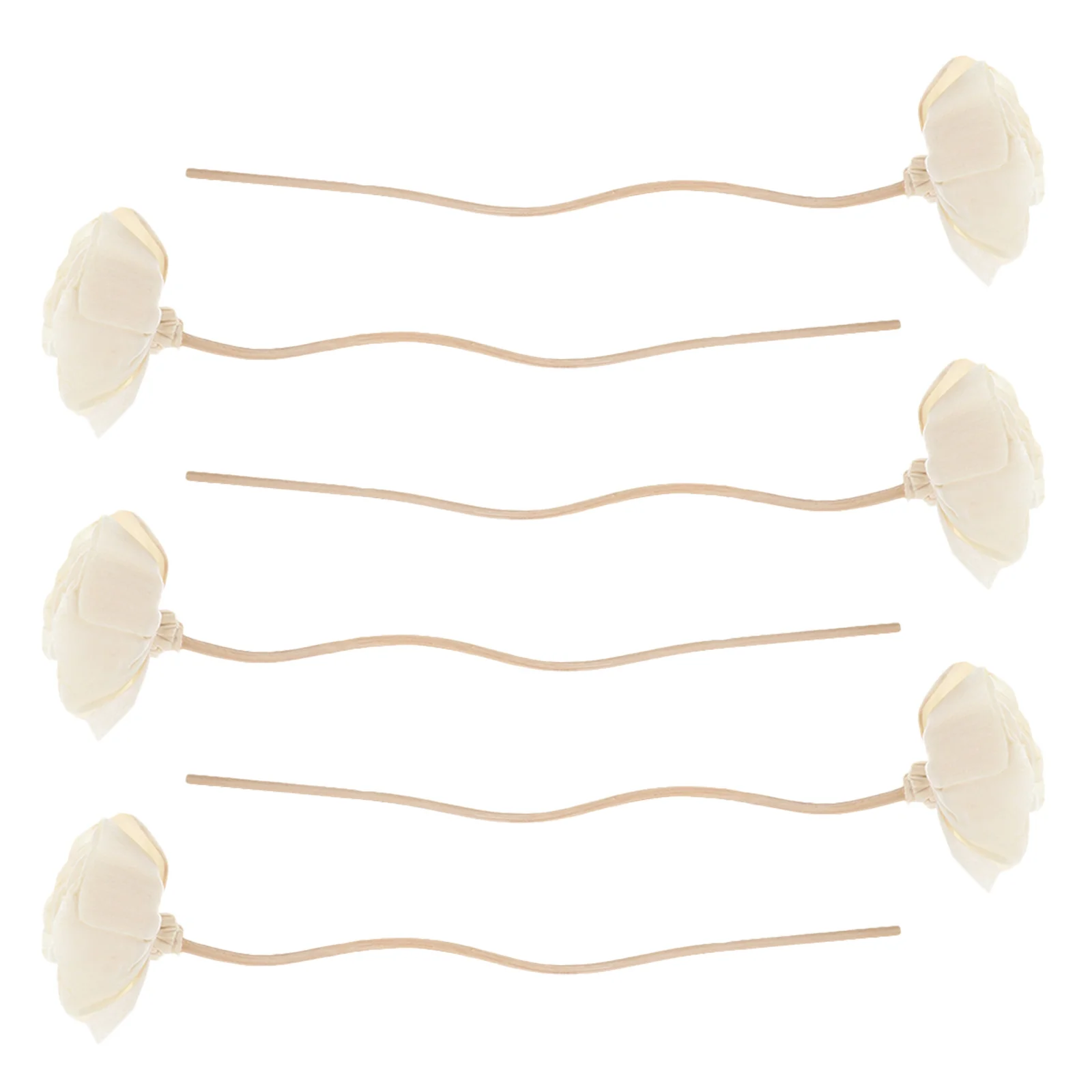 

6Pcs Flower Diffuser Sticks Dried Aroma Reed Sticks Essential Oil Diffuser Home Air Freshener Essential Oil Diffusers