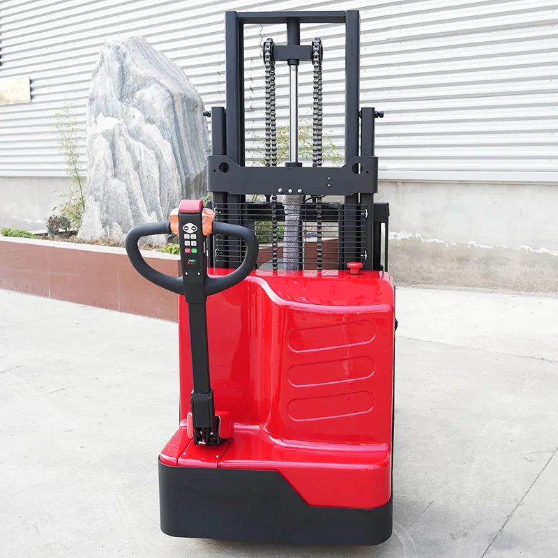 Factory Direct Sales of 1.2Ton Three-point Electric Forklift Lead-acid Dry Battery-powered Warehouse Forklift