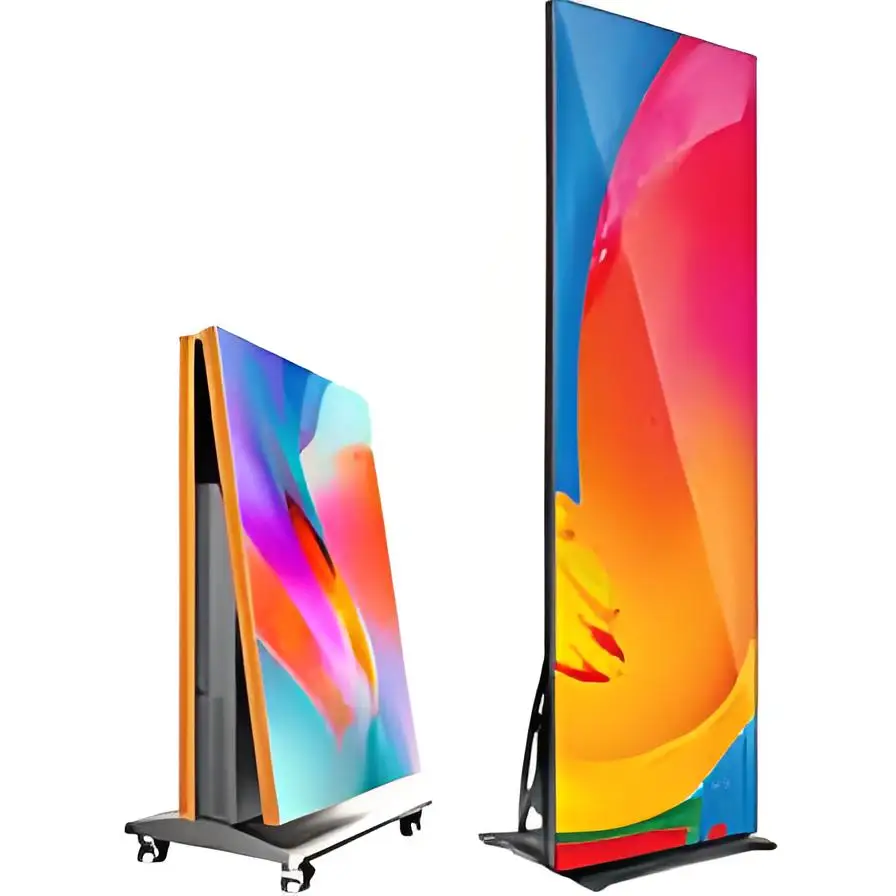 Folding P1.86 P2.5 Poster LED Screen Display for Shopping Mall High Visibility LED Poster Display