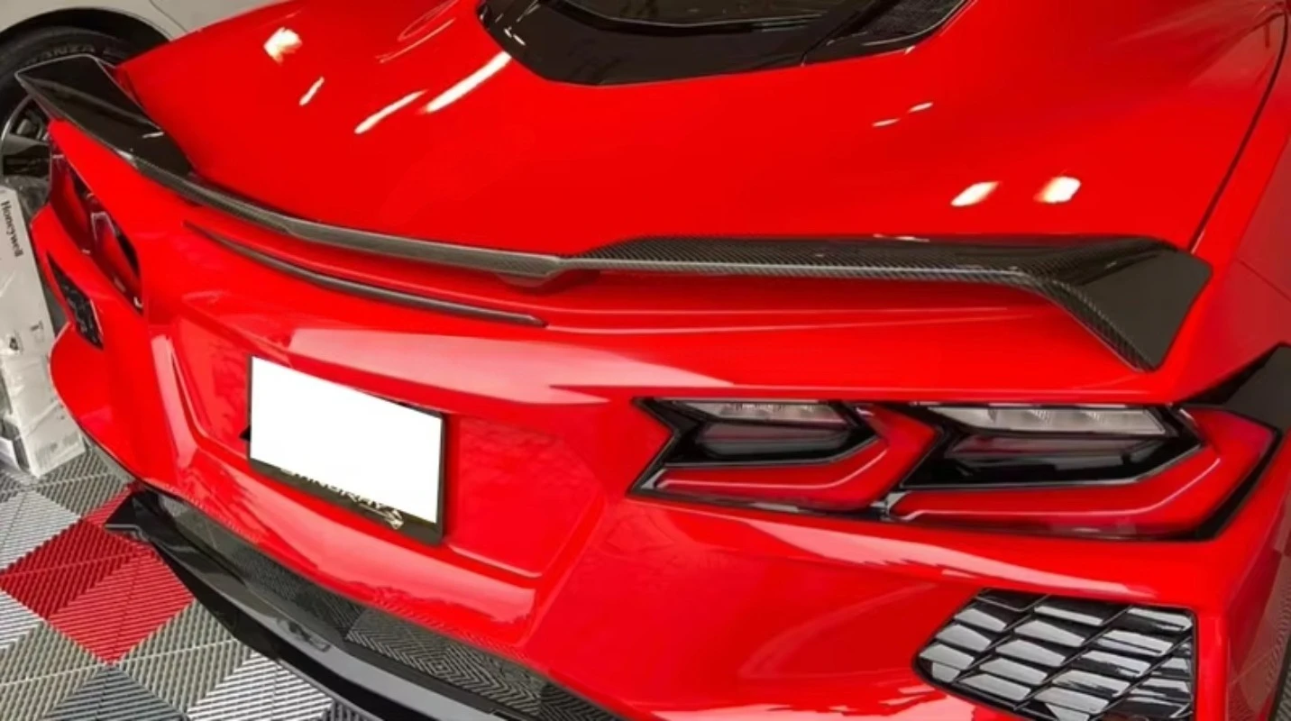 

Factory-Fit FORChevrolet Corvette C7 Z51 2-Door Coupe Z8 Rear Trunk Spoiler Wing Carbon Fiber 2020