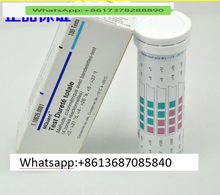 

Germany hardness test strip 1.10025.001 total water hardness test strip 1.10046.0001
