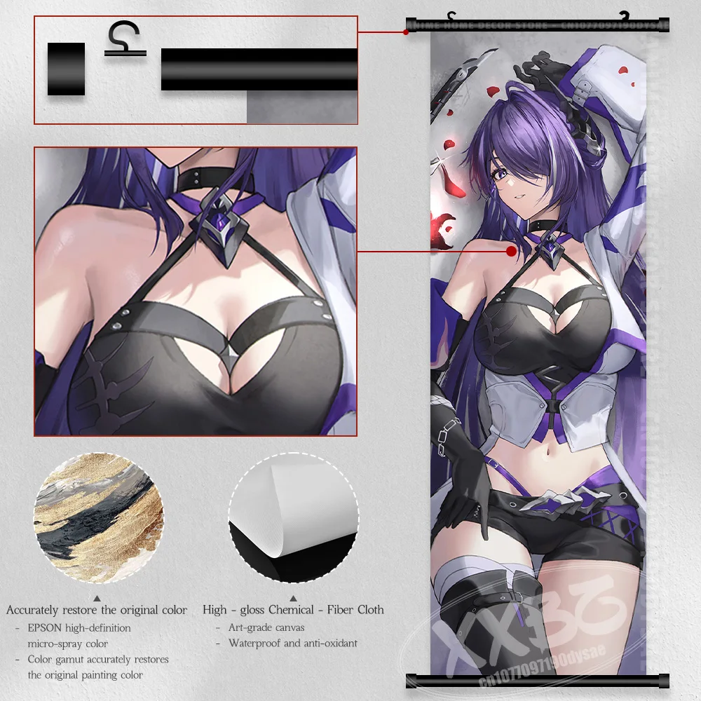 حار لعبة هونكاي: ستار السكك الحديدية ديكور المنزل الحديثة أنيمي جدار عمل فني مخطوطات صورة معلقة اللوحة غرفة طباعة قماش المشارك #5