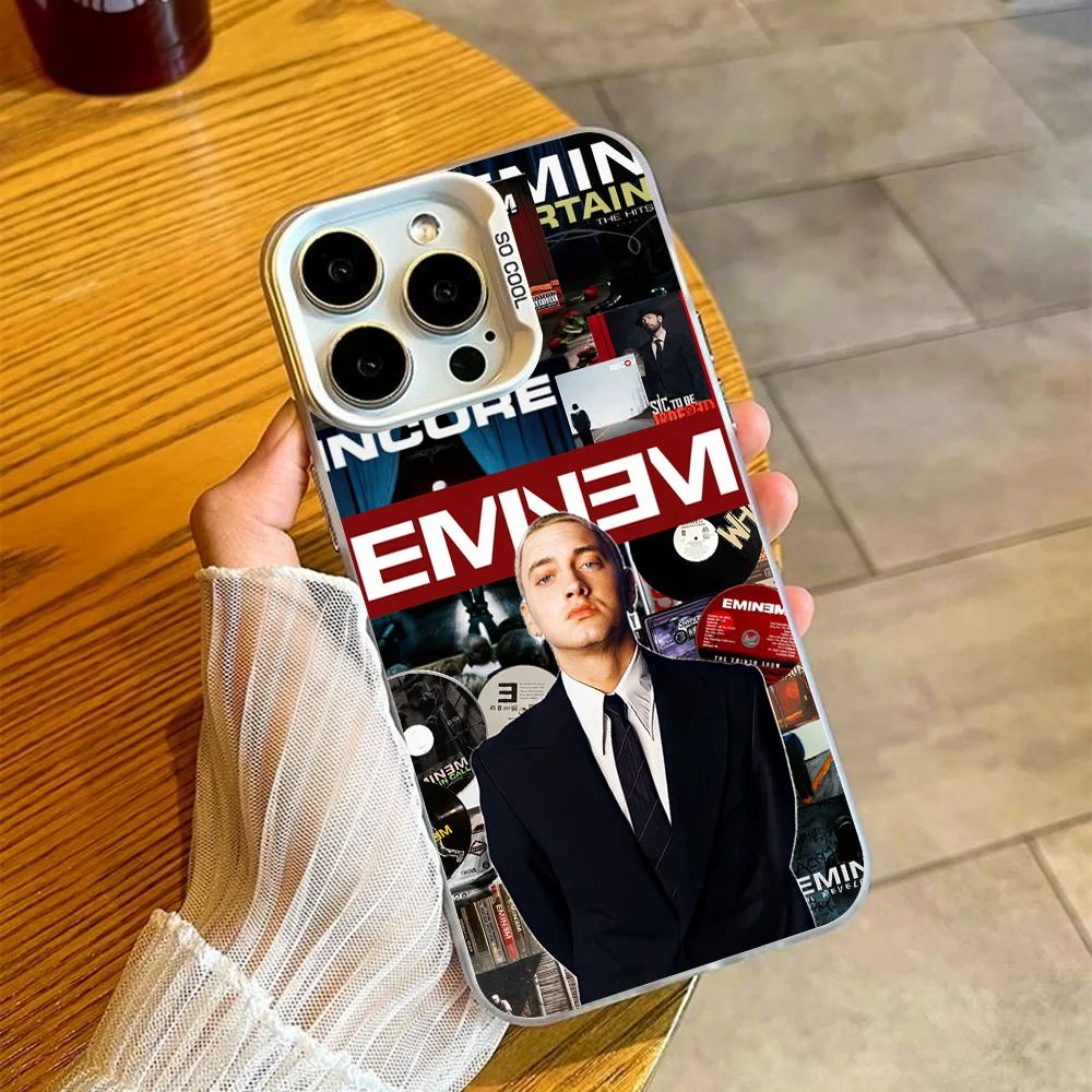 New iPhone Case Eminems Fun Phone Case for Apple iPhone 15 Pro Max 16 Pro 14 Pro 13 12 11 Pro Max 14 Plus Protective TPU Cover