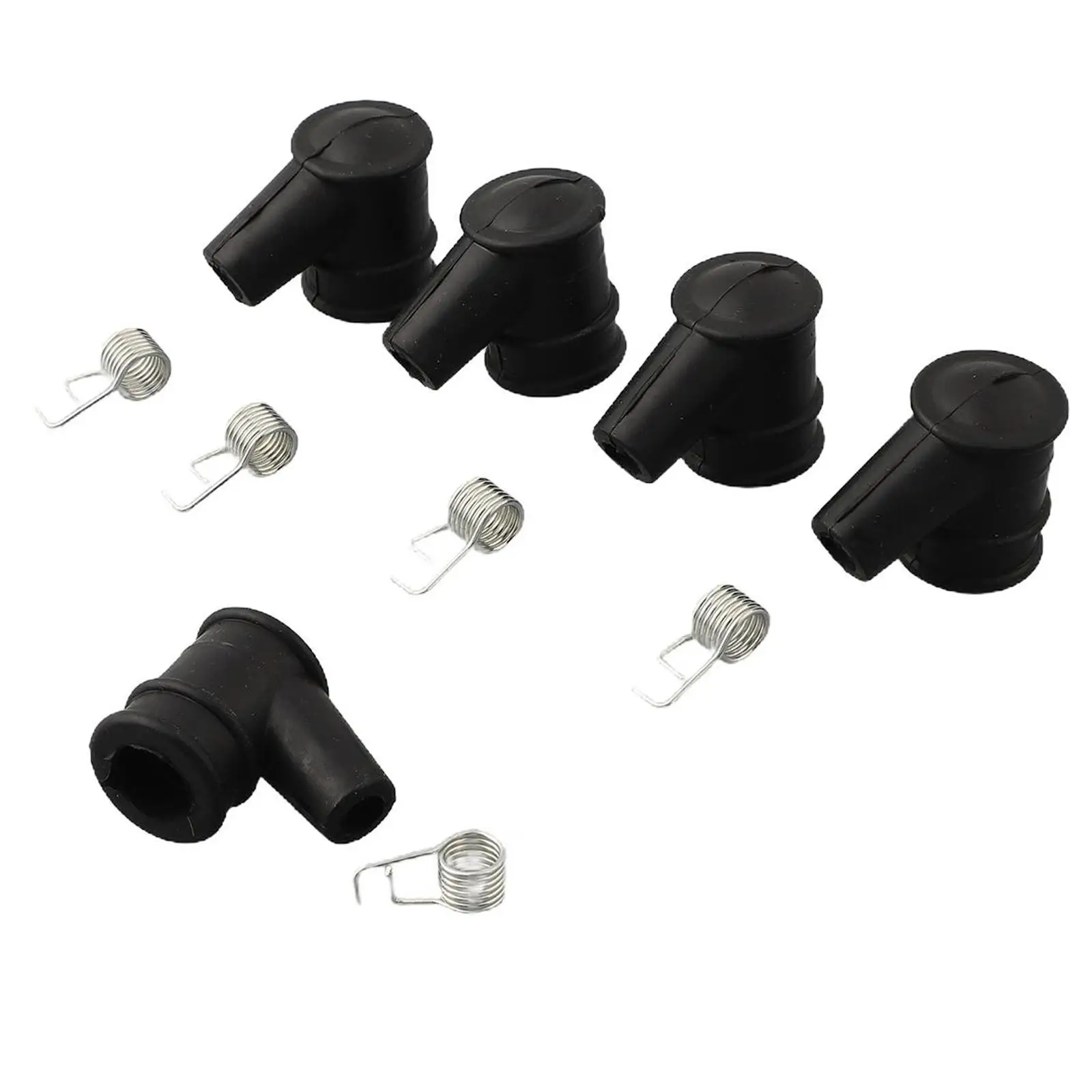 For Ignition Coil Cap and Spring Replacement Kit 5 Sets for For 4500 5200 5800 and Other 45CC 52CC 58CC Chainsaws