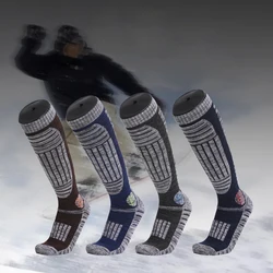 Merino Wool Ski Socks Winter Sports Snowboard Cycling Hiking Skiing Stockings Men Women Knee High Thermal Sock