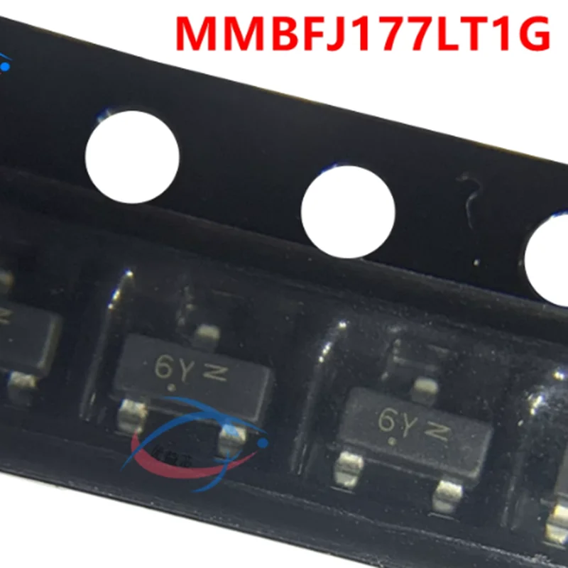 10PCS-100PCS MMBFJ177LT1G SOT23 Silkscreen 6Y MMBFJ177  J177 P-channel junction field-effect transistor (JFET)