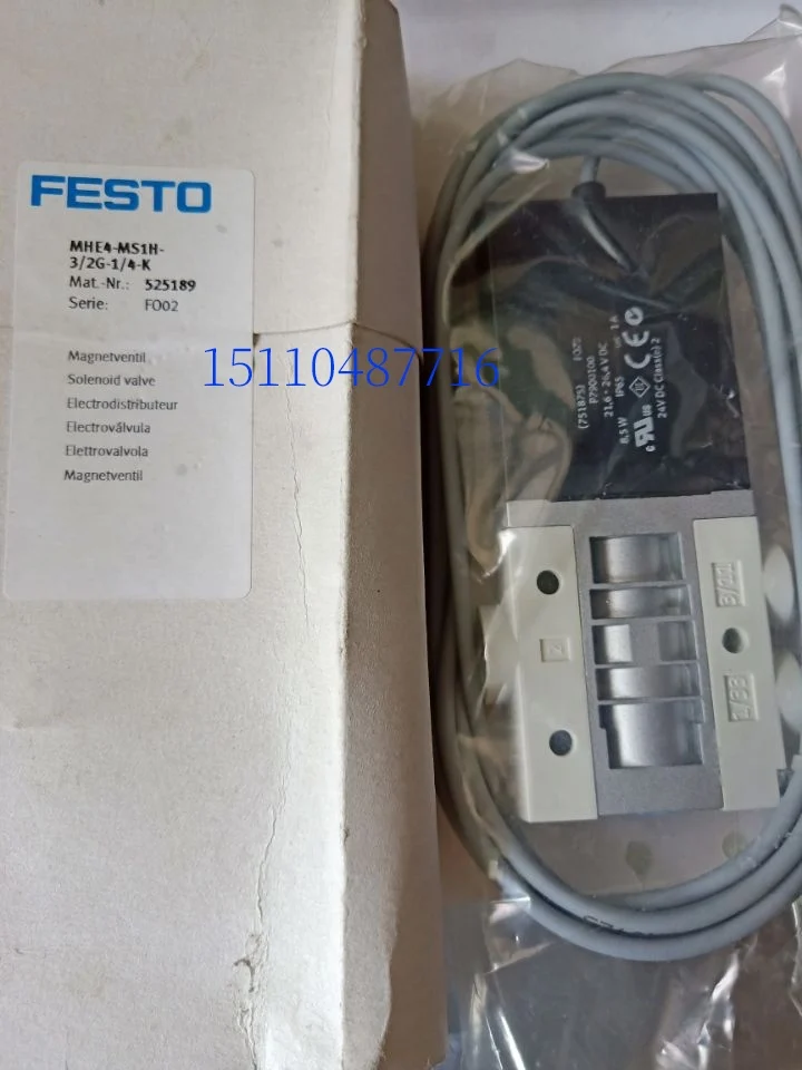 

New Festo FESTO Solenoid Valve MHE4-MS1H-3/2G-1/4-K 525189 In Stock