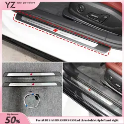 For AUDI S A4 B9 A5 B9 S4 S5 Led threshold strip left and right White light source Automobile Automotive interior welcome pedal
