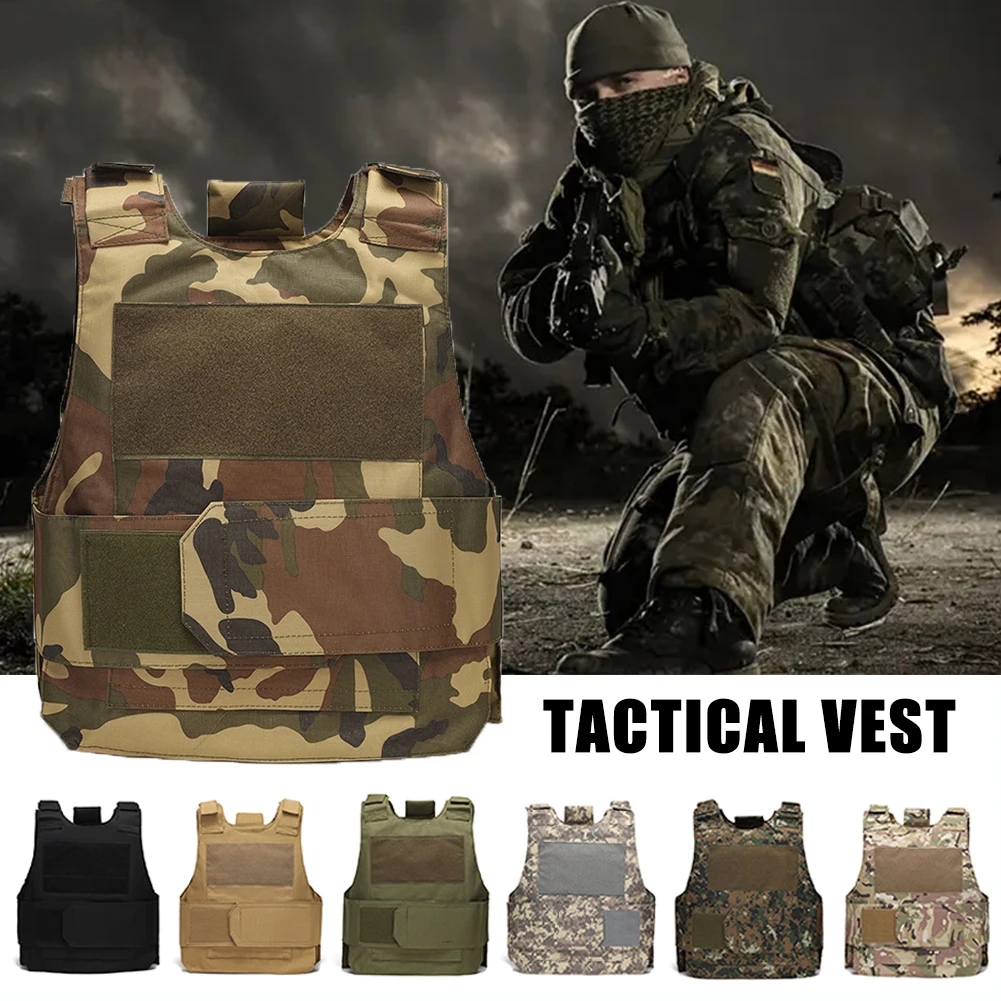 600D Hunting Tactical Vest Outdoor Multifunctional Training Undershirt Waterproof Lightweight Body CS Outdoor Protective Vests