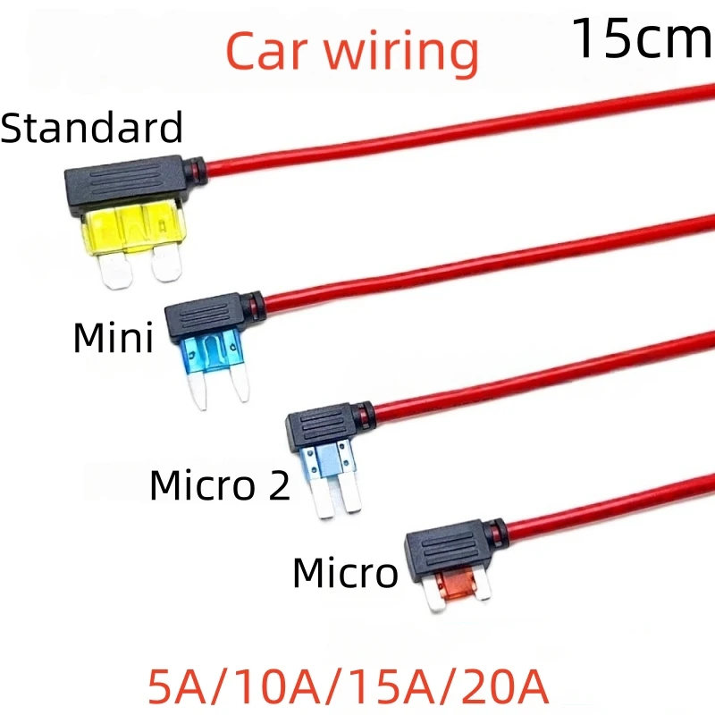 1PCS 12V Fuse Holder Add-a-circuit TAP Adapter Micro Standard Ford ATM APM Blade