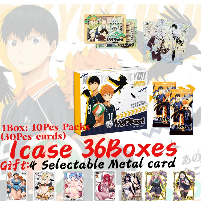 أحدث Goka Haikyuu Wave 1Hobby بطاقة نادرة قابلة للجمع CCG TCG Doujin صندوق معزز لعبة أطفال هدايا عيد الميلاد