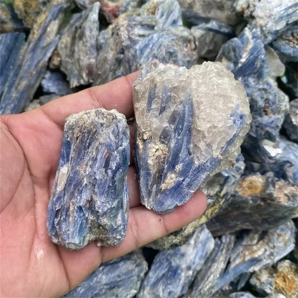 Natural Blue Kyanite Rough Crystal Stone Specimen, Raw Gemstone Mineral for Healing, Reiki, Meditation, Collectible