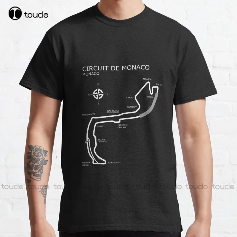 Neue Circuit De Monaco Klassische Transport Motor Racing T-Shirt Baumwolle T Shirt S-5Xl Goth Hemd Nach Aldult Teen Unisex