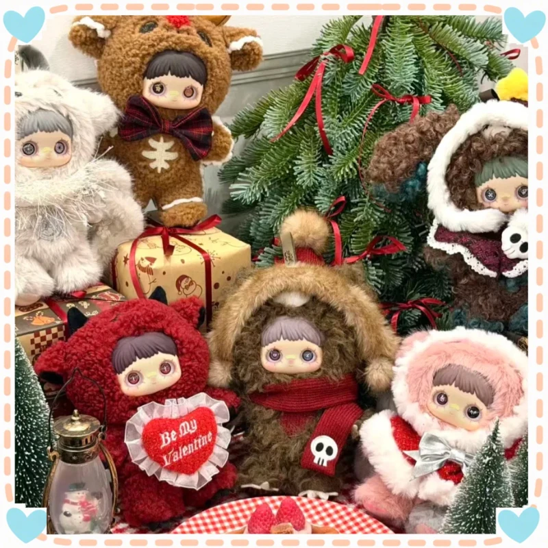 

В наличии Maymei зимние виниловые фигурки кукол, коллекционная слепая коробка, милая модная игрушка, изысканный рождественский подарок для