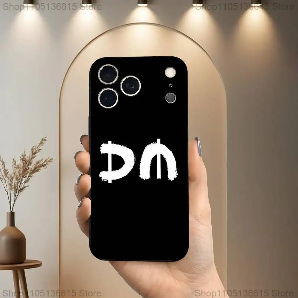 バンド D-デペッシュ・モードズ iPhoneケース iPhone 17,16,15,14,13,12,11 Plus,Pro Max,XS,X,XR,SE,Mini,8,7対応 ソフトシリコン ブラックカバー