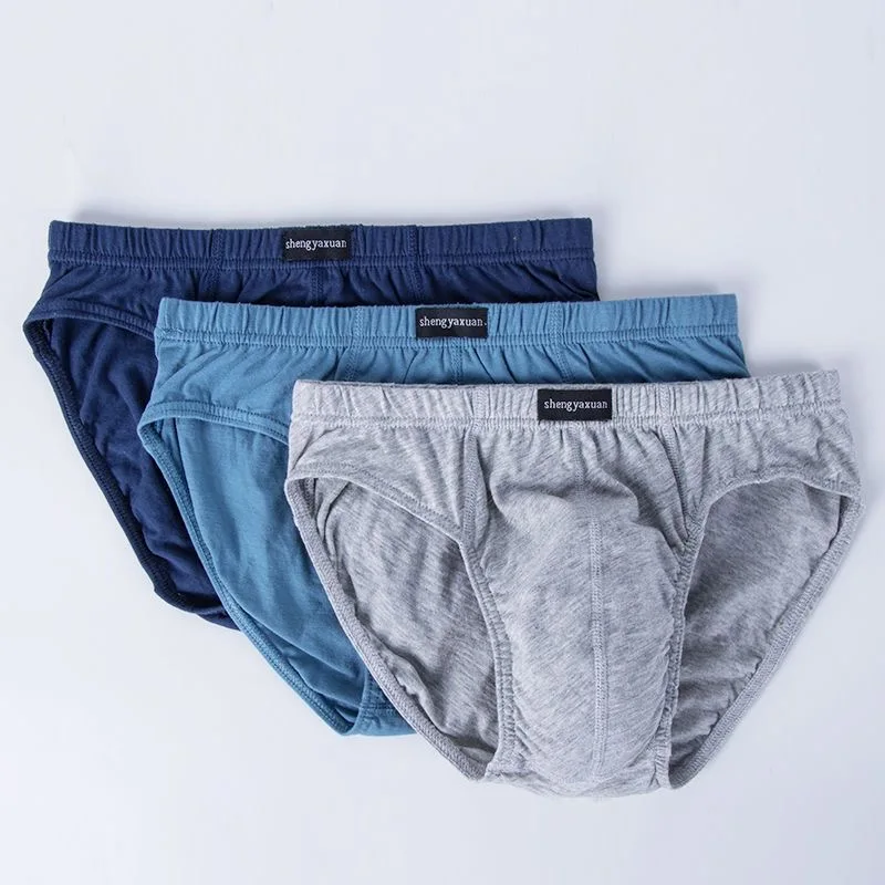 Baumwollunterhosen für Herren, Slips, Herrenunterwäsche, Höschen, Shorts, sexy Unterwäsche in den Größen XL bis 6XL, 2/3/4/5 Stück/Lot – Detail 6