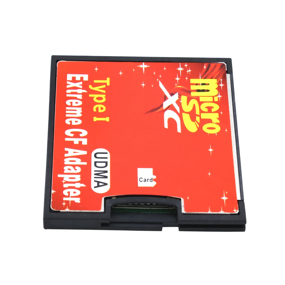 قارئ بطاقات الذاكرة TISHRIC Micro SD To CF ، قارئ ذاكرة MicroSD SDHC SDXC Type I لـ MicroSD/HC لتحويل الفلاش المدمج للكاميرا