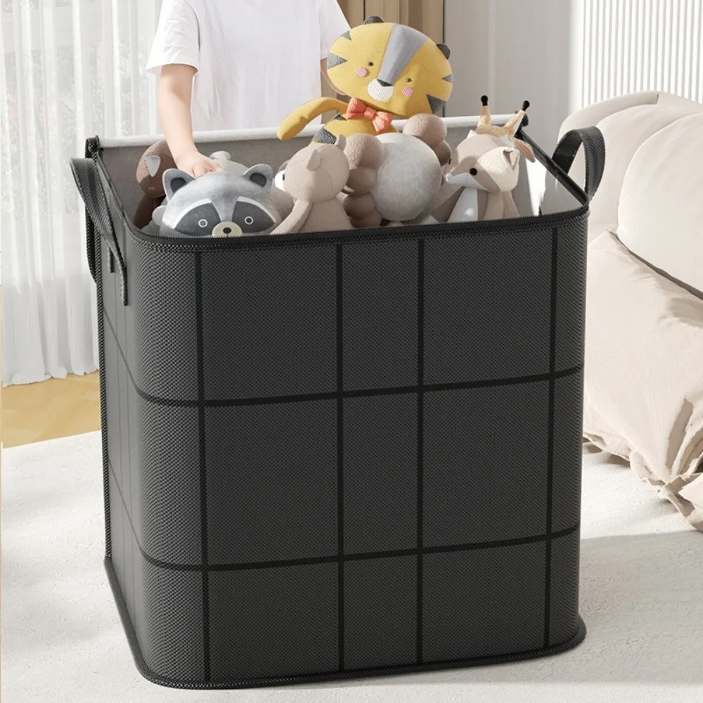 Foldable Clothes Storage Bins with Durable Handle Large Capacity Wardrobe Sorting Storage Bucket Waterproof Multifunction