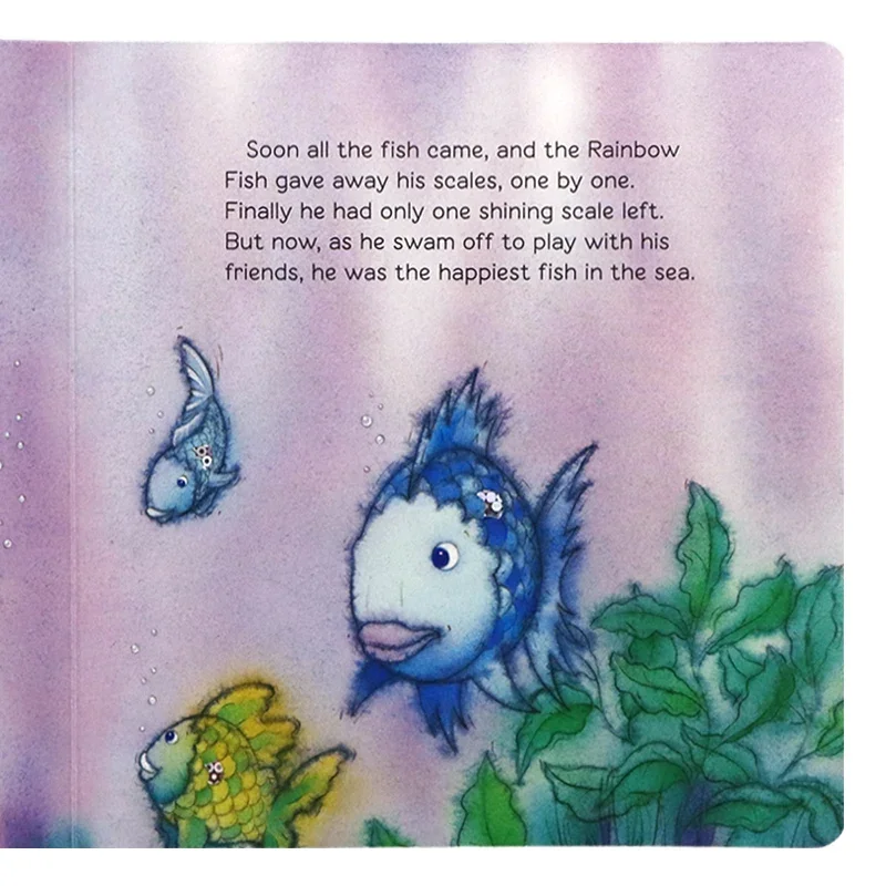 سمكة قوس قزح، كتب الأطفال الذين تتراوح أعمارهم بين 0 1 2 3 كتاب إنجليزي، قصص كتب مصورة 9781558585362
