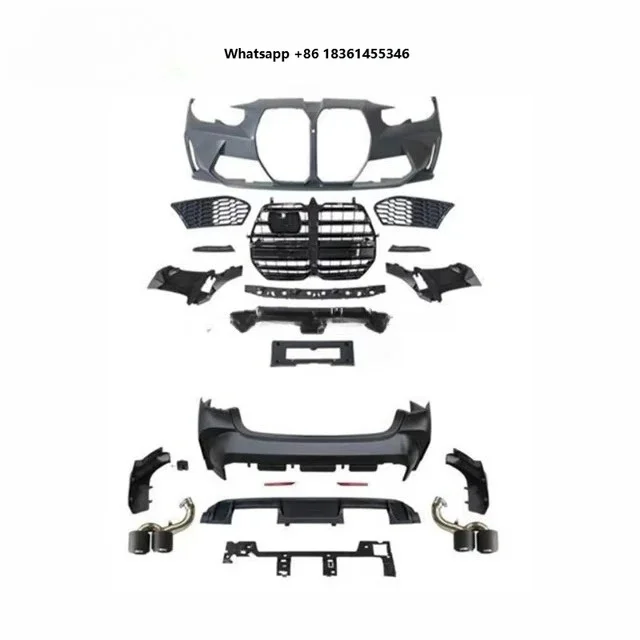 

For 19-24 3 Series G20 G28 Upgrade to M3 BodyKit Front Rear Bumper Front Grille Front Lip Spoiler Fender Hood