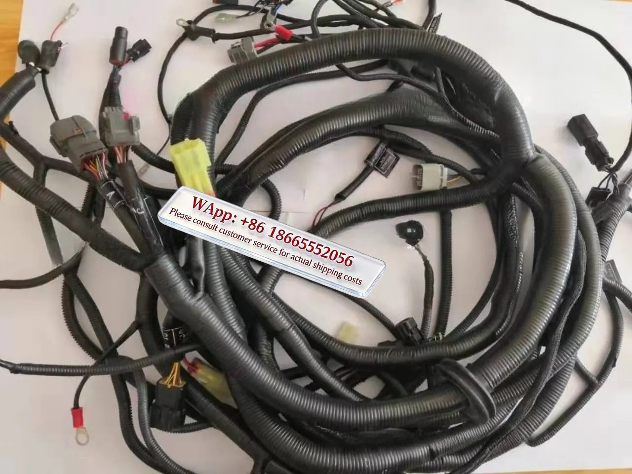 Supply various brands of excavator wiring harness Kobelco SK140 210 200-6E -8 super 8 excavator whole car wiring harness