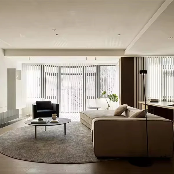 산하이 하우스 인테리어 디자인 미니멀리스트 스타일 제품 3D 맥스 렌더링 평면도 건축 도면 제도 레이아웃