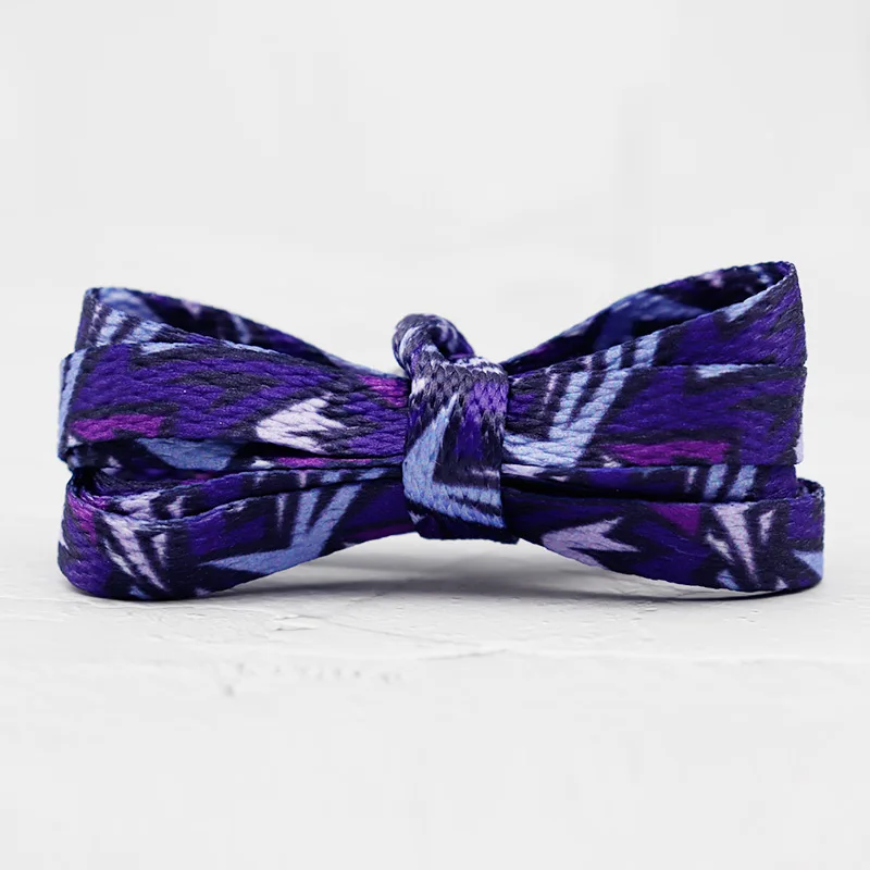 Coolstring Shoe Decoration 1CM Pretty Pattern Heat Transfer Lace Colorful Lightning Printed Flat Tape Popular Items Distribution