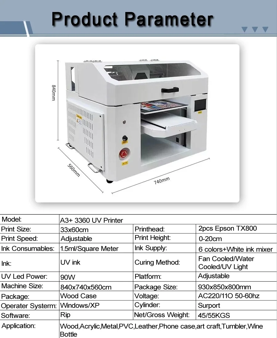 

-custom competitive price A3 uv dtf printer with laminator Ab Film Uv Printing Machine Dtf Bottle Cup Wrap Sticker Printer