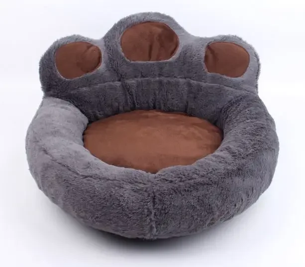 New Bear Paw DKennel Cat Dog Pet Beds PP Cotton Teddy Bed House Dog Basket For Small Medium Dog Soft Warm Beds House