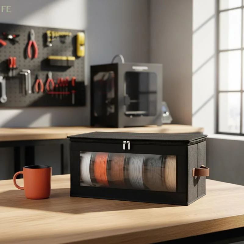 

Контейнер для хранения филамента (FE) - Коробка для хранения филамента для 3D-принтеров, держатель для аксессуаров для 3D-печати, стойка для дома, офиса, мастерской