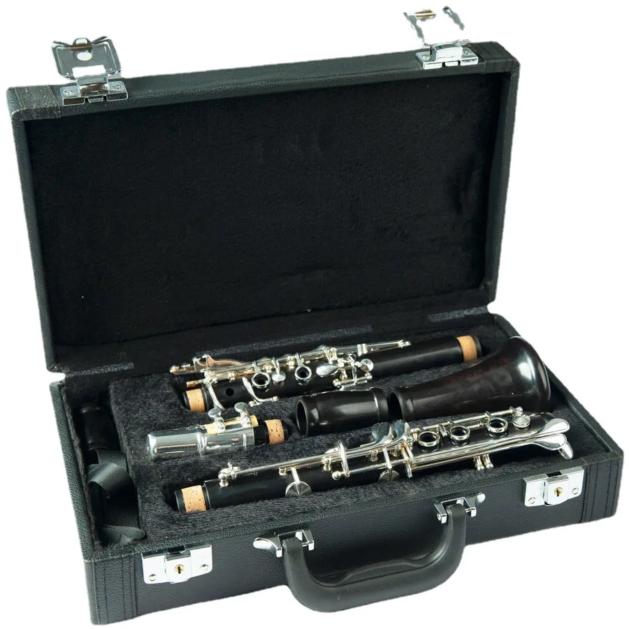 Hooqu Klarinette A Key Ebenholz Klarinette Fabrik Direktversorgung Geschenke Western Blasinstrumente