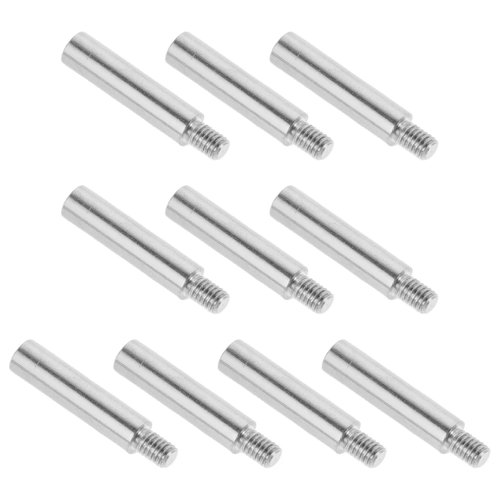 10Pcs Music Box Repair Parts Metal Extension Rod Spindle 25Mm Shaft Replacement Bars for Music Box Movement Accessories DIY
