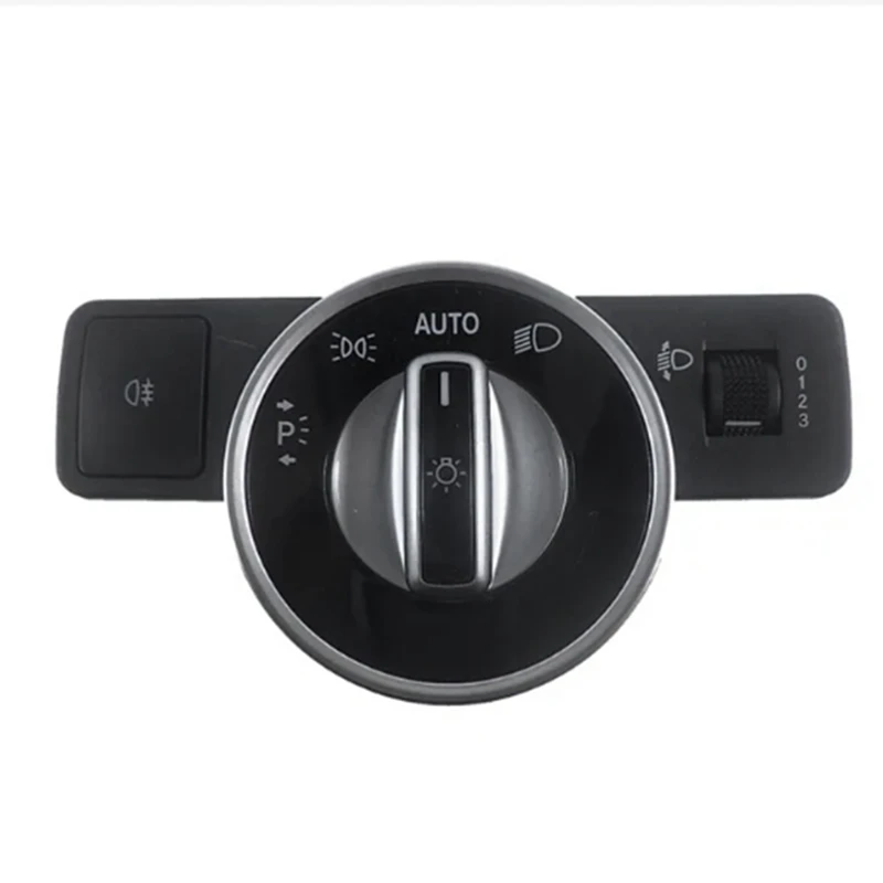 2049053103 Headlight Adjustment Switch For Mercedes Benz B C GLK Lights Switch Control Unit Knob Button Headlight Switch Parts