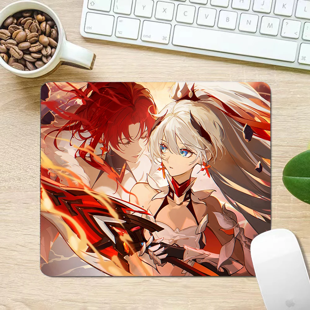 Маленький коврик для мыши Honkai Impact 3rd, коврик для компьютерной мыши, коврик для мыши для ноутбука, коврик для мыши, коврики для письменного стола, офисные аксессуары 21x26 25x30 см