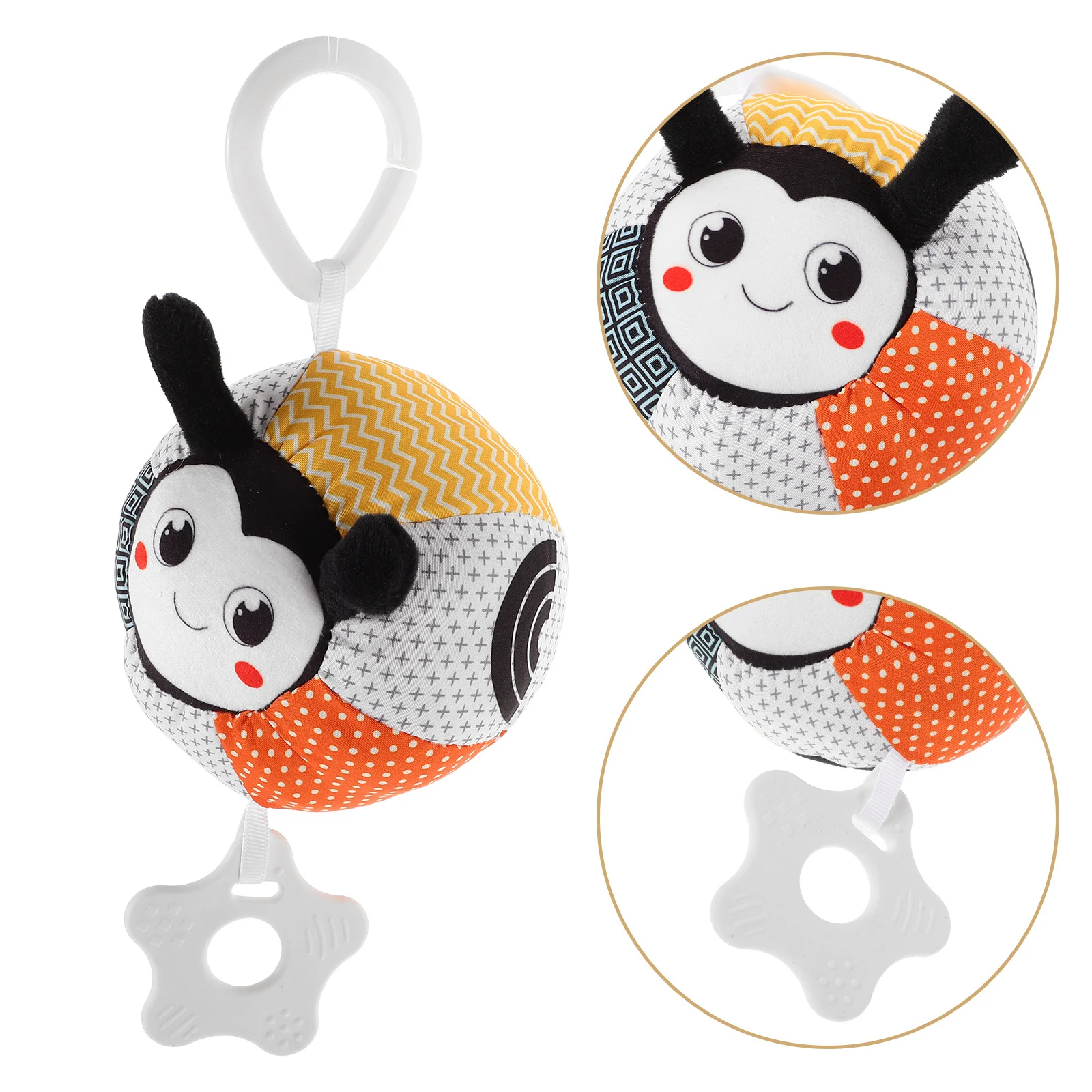 كاتربيلر الطفل الاستيلاء على الكرة نسيج ناعم التعليم المبكر الحسي الوليد البطن مرات عربة العلامات خشخيشات لعبة طفل حديث الولادة #1