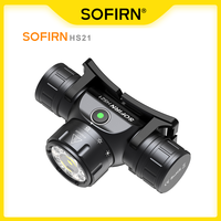 Sofirn HS21 Headlamp 2000lm EDC 18650 USB C Rechargeable Flashlight SFT40 Led Powerful Headlight IP65 Infrared Induction Torch