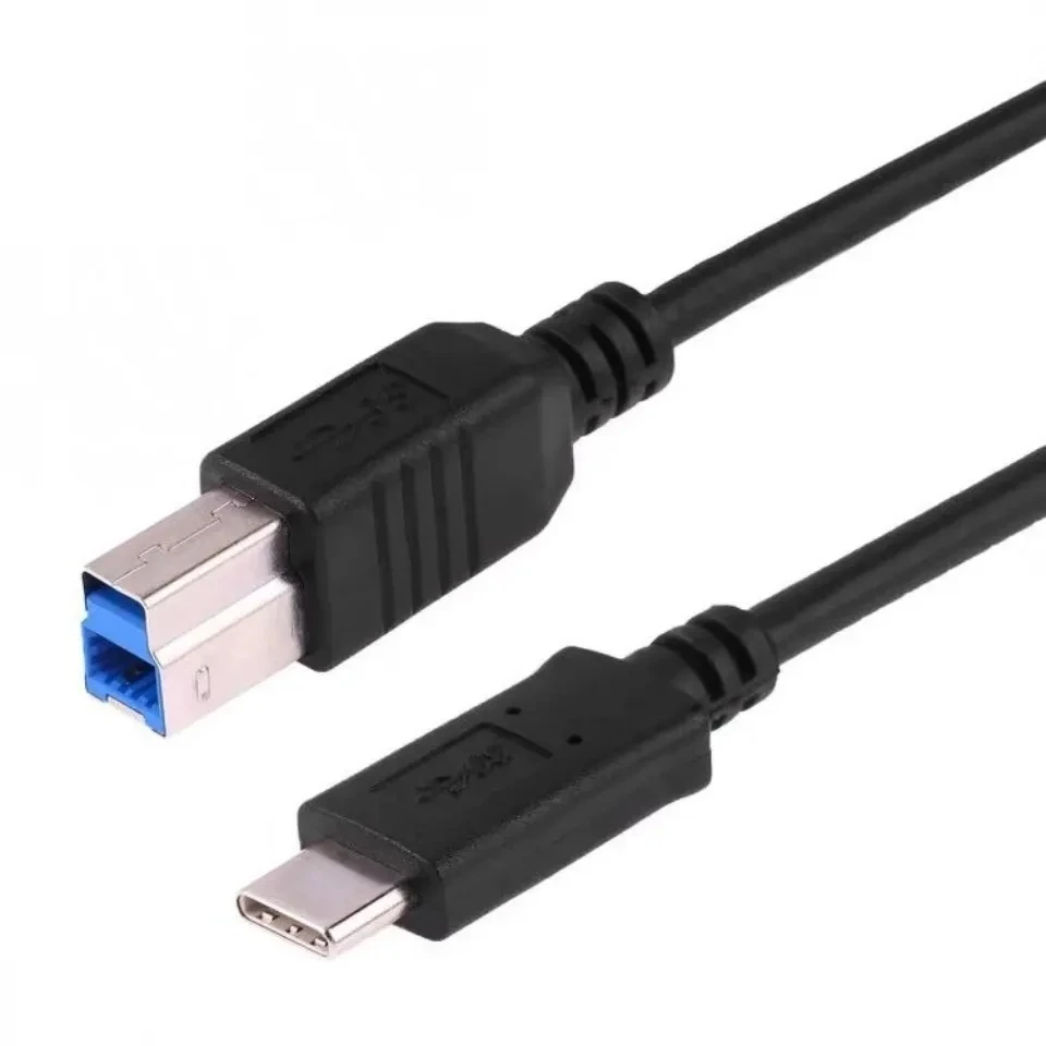 Type-C 3.0 Printer Cable Type-C To USB B 5Gbps Fast Speed Cord for MacBook HP Computer PC Laptop Scanner USB Printer