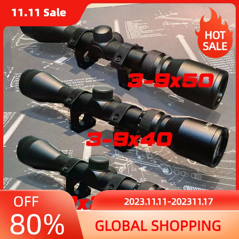 

Aimscope 3-9x32 3-9x40 3-9x50 Hunting Scopes Optics Riflescopes Airsoft Air Guns Rifle Telescopic Sight Outdoor Game Accessories