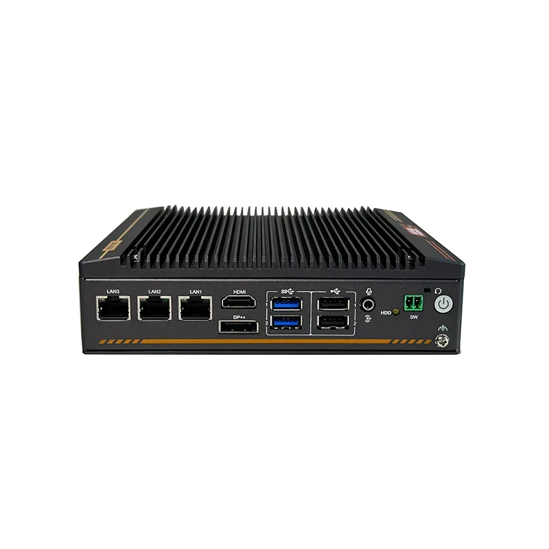 Win10 Linux Inter CPU J6412 Mini Fanless Embedded Industrial PC Computers LBX-J630