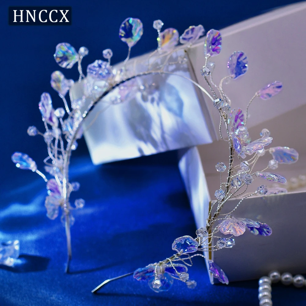 YouLaPan Fashionable Bridal Wedding Headbands Hand Woven Simulated Seashells Exquisite Ladies Banquet Dancing Headbands HP686