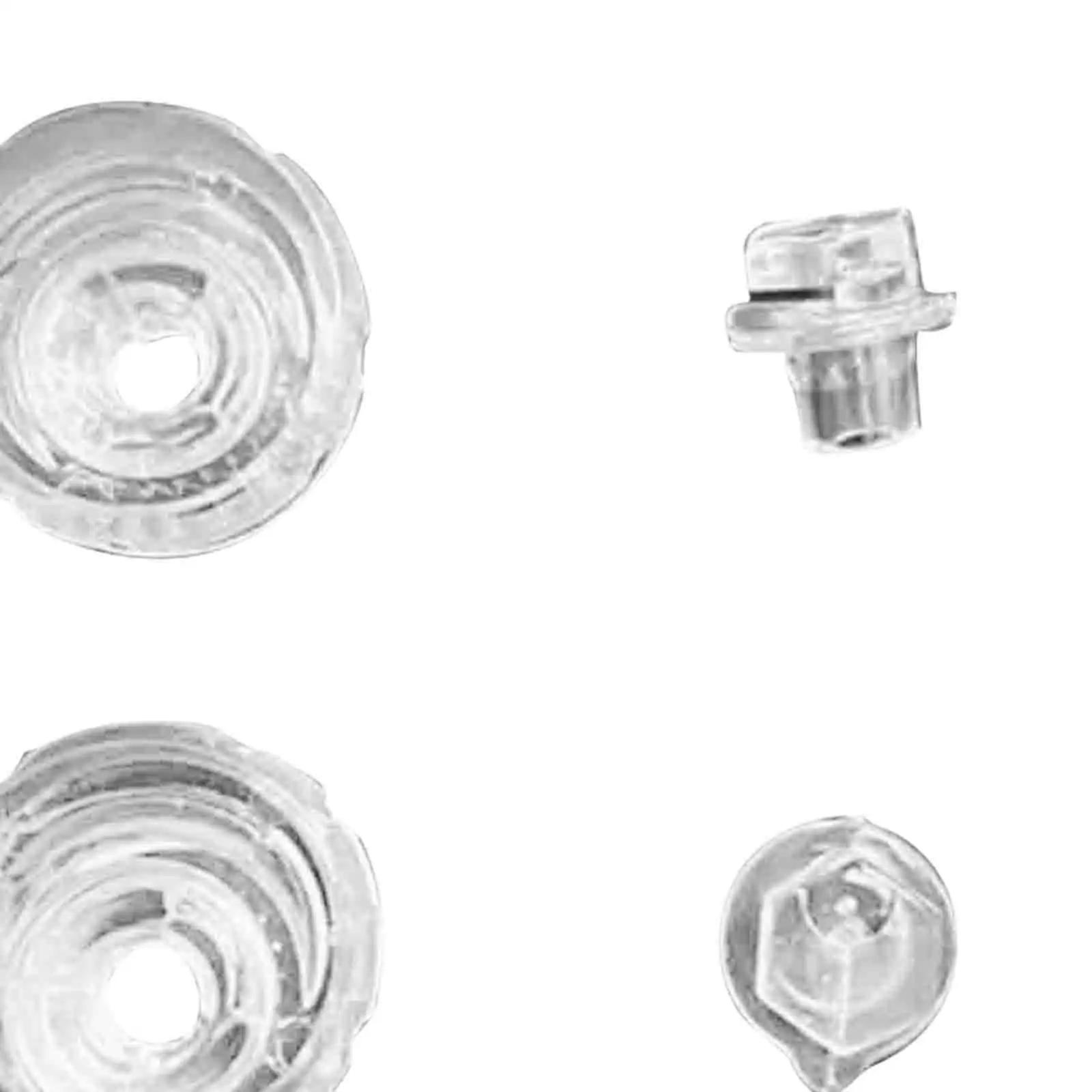 خوذة إدراج دبوس مادة البولي بروبيلين أجزاء ثابتة ذات رؤية واسعة لملحقات خوذة الدراجة النارية سهلة التركيب