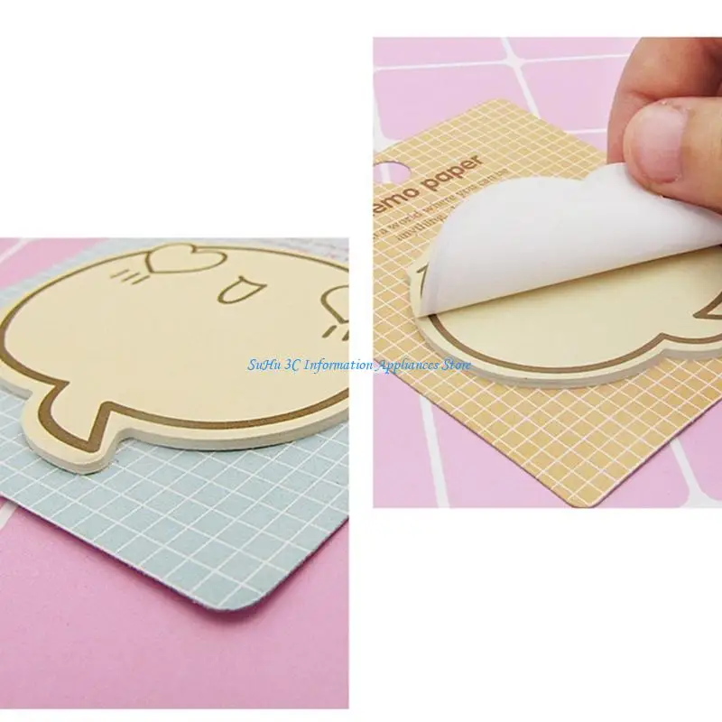 Pet Themed Design Adhesive Note Write Sheets for Office and School Use - Image 3