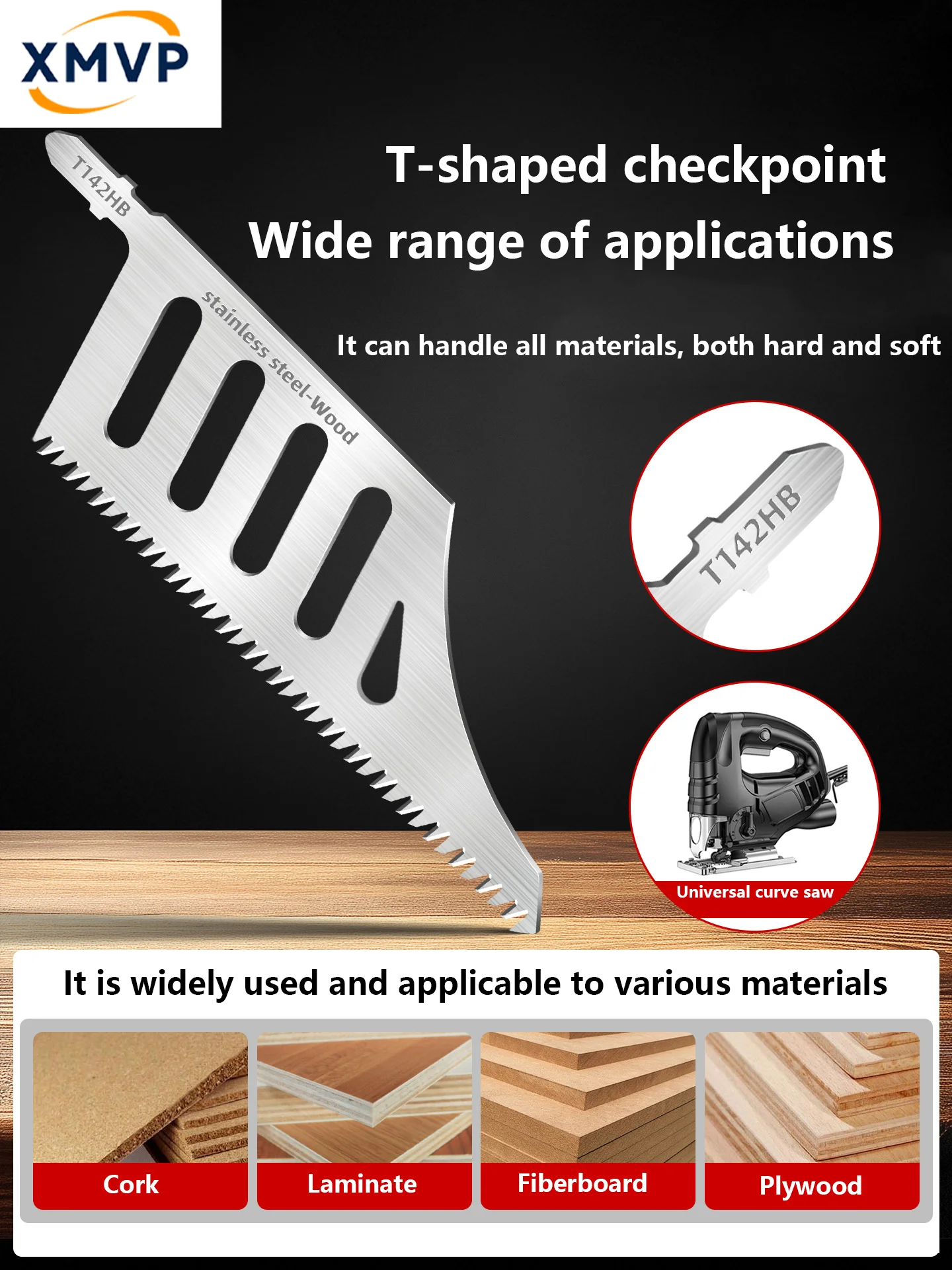 

Изогнутое пильное полотно неправильной формы T142HB, аксессуар для электроинструмента, тонкая резка полыни, расширенное изогнутое пильное полотно