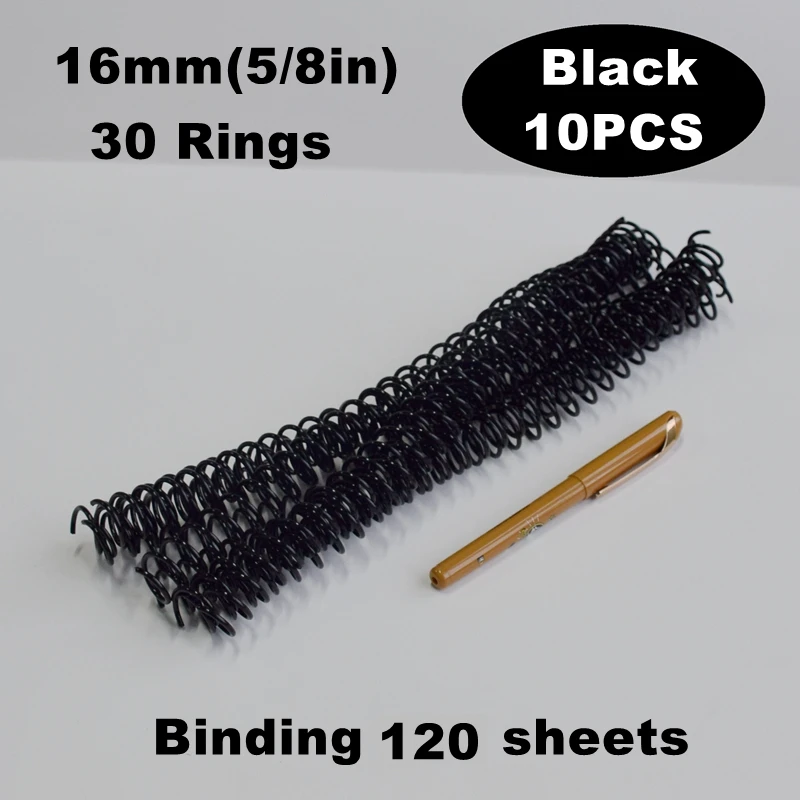 5/10PCS High Capacity Plastic Spiral Binding Coils, DIY Book Rings