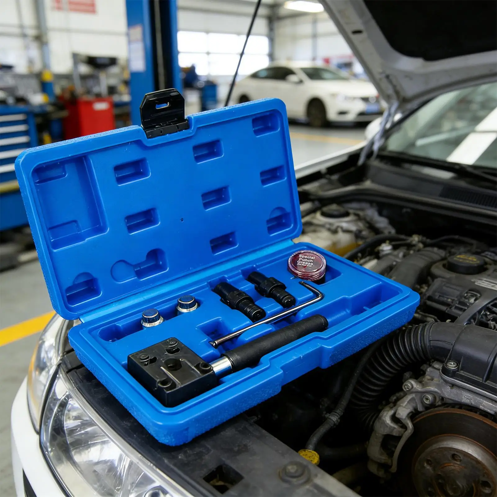 

Brake Pipe Flaring Tool 7Pcs/set Automotive Brake Pipe Expander Manual Copper Flaring Tool Tubing Expander for Automotive Truck